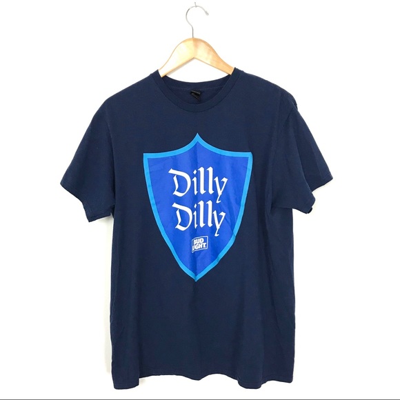 hanes Other - Bud Light Dilly Dilly Graphic T-Shirt Blue XL B8